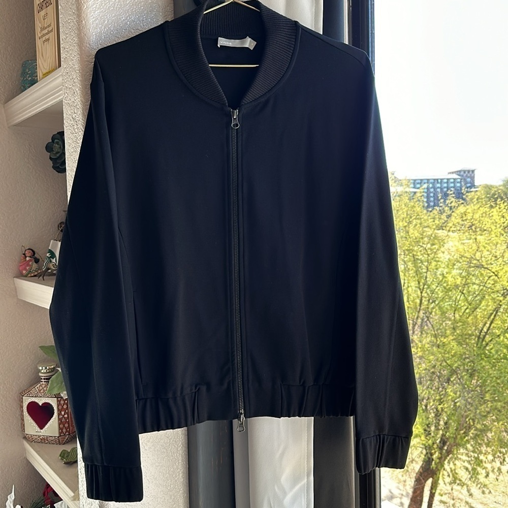 Vince Black Bomber Jacket Size M (Unisex) - Picture 5 of 14
